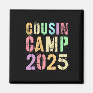 Cousin Camp 2025 Familienurlaub Sommer Camping Cr Magnet