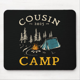 Cousin Camp 2025 Familienurlaub Sommer Camping Cr Mousepad