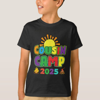 Cousin Camp 2025 Familienurlaub Sommerurlaub Campi T-Shirt