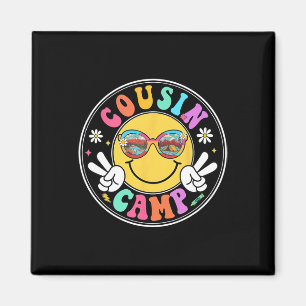 Cousin Camp 2025 Lustige Camping-Crew Sommer Famil Magnet