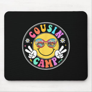 Cousin Camp 2025 Lustige Camping-Crew Sommer Famil Mousepad