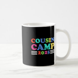 Cousin-Camp 2025 Lustiges Sommer-Camping-Familie Kaffeetasse
