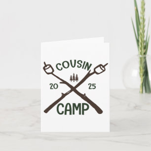 Cousin Camp 2025 Shirt Matching Group Camping Vaca Karte