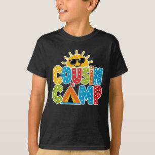 Cousin Camp 2026 Crew Kinder Sommer Camping Famili T-Shirt