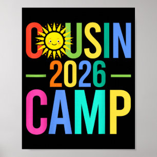 Cousin-Camp 2026 passende Familienferien Sommer Poster