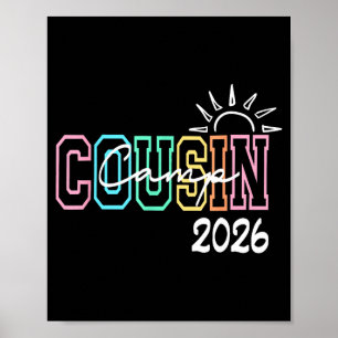 Cousin-Camp 2026 Sommerferien am Strand Familien Poster
