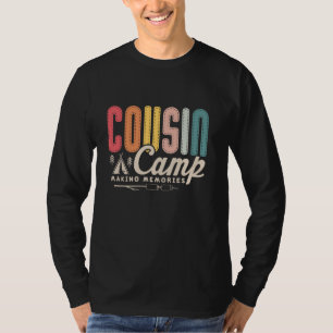 Cousin Camp Crew 2024 Erinnerungen Familienurlaub T-Shirt