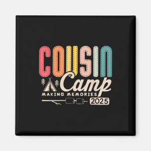 Cousin Camp Crew 2025 Erinnerungen Familienurlaub Magnet