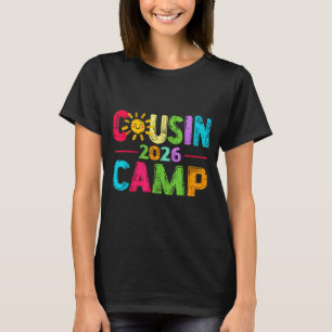 Cousin-Camp-Crew 2026 Sommerferien Strand Familie T-Shirt
