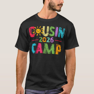 Cousin Camp Crew 2026 Sommerferien Strand T-Shirt