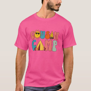 Cousin Camp Familienurlaub Sommerkids Camping Cr T-Shirt