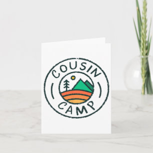 Cousin Camp Friends Sommerurlaub Familienurlaub Karte
