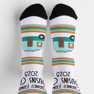 Cousin Camp Retro Camper Socken