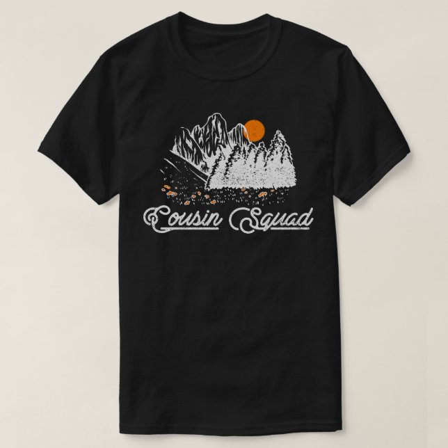 Cousin Camping Squad T-Shirt (Design vorne)
