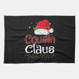 Cousin Claus Weihnachten Weihnachtsfamilie Matchin Geschirrtuch