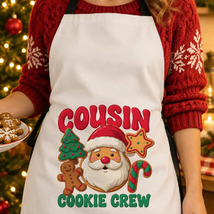 Cousin Cookie Crew Weihnachten Santa Lebkuchen Schürze