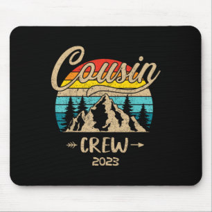 Cousin Crew 2023 Camping Familienzusammenkunft Eri Mousepad