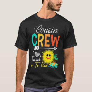 Cousin Crew 2023 Familienfreunde Reise Sommerferie T-Shirt