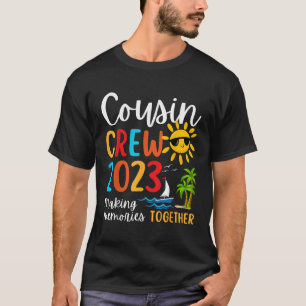 Cousin Crew 2023 für Ferien Beach Family T-Shirt