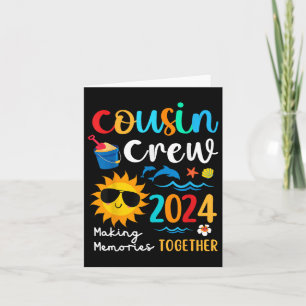 Cousin Crew 2024 Sommerferien Beach Familienausflu Karte