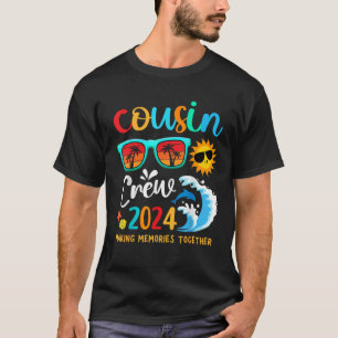 Cousin Crew 2024 Sommerferien Beach Familienausflu T-Shirt