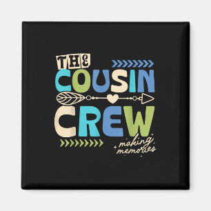 Cousin Crew 2025 Erinnerungen schaffen Familienurl Magnet