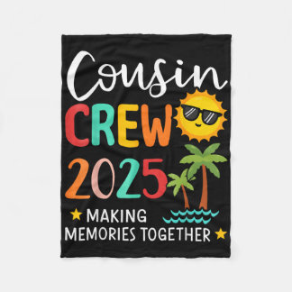 Cousin Crew 2025 Erinnerungen Sommerferien Fleecedecke