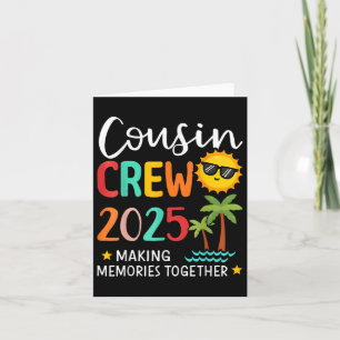 Cousin Crew 2025 Erinnerungen Sommerferien Karte