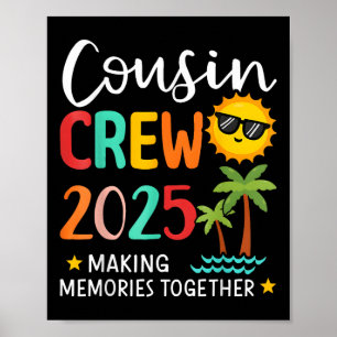 Cousin Crew 2025 Erinnerungen Sommerferien Poster
