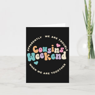 Cousin Crew 2025 Familienurlaub Wochenende Urlaub Karte