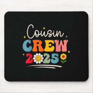 Cousin Crew 2025 Groovy Niedlich Family Wiedersehe Mousepad