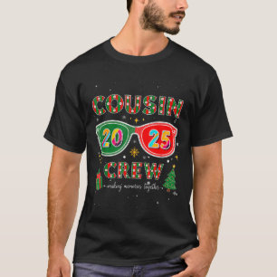 Cousin Crew 2025 Lustige Weihnachts-Passende Famil T-Shirt