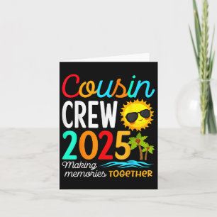 Cousin Crew 2025 Sommerferien Beach Familienausflu Karte