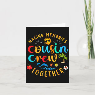 Cousin Crew 2025 Sommerferien Beach Familienausflu Karte