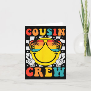 Cousin Crew 2025 Sommerferien Beach Familienausflu Karte
