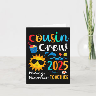 Cousin Crew 2025 Sommerferien Beach Familienausflu Karte