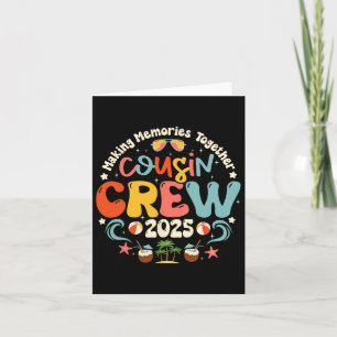 Cousin Crew 2025 Sommerferien Beach Familienausflu Karte