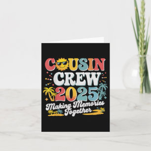 Cousin Crew 2025 Sommerferien Beach Familienausflu Karte