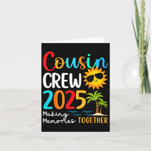 Cousin Crew 2025 Sommerferien Beach Familienausflu Karte
