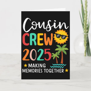 Cousin Crew 2025 Sommerferien Familienurlaub Erinn Karte