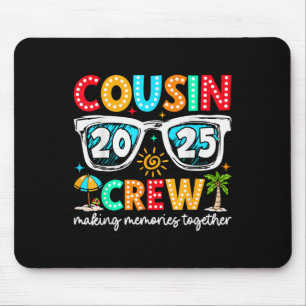 Cousin Crew 2025 Sommerferien Strand Familienurlau Mousepad