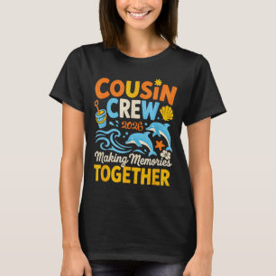 Cousin-Crew 2026 Sommerferien Strand Familie T-Shirt