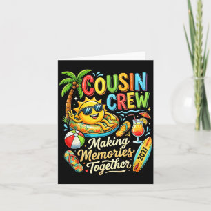 Cousin-Crew 2027 Urlaub Sommer Erinnerungen passen Karte