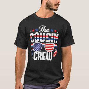 Cousin Crew 4. Juli Patriotic American Family T-Shirt
