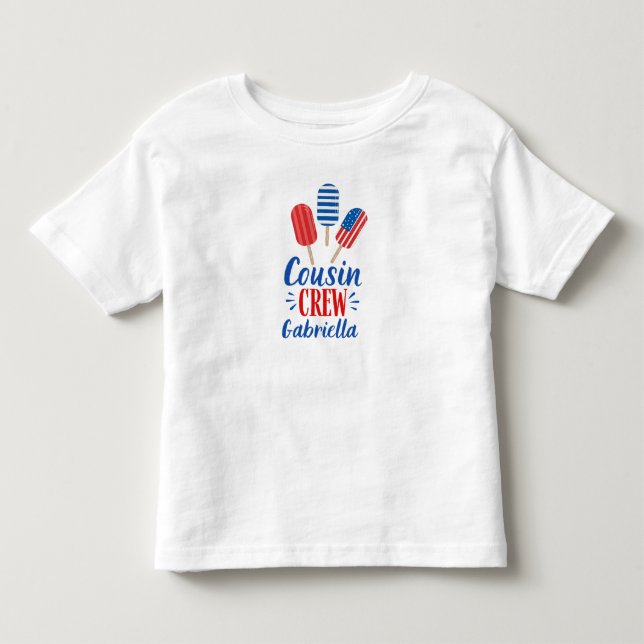 Cousin Crew 4. Juli T-Shirt  (Vorderseite)