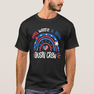 Cousin Crew 4th July Patriotic American Family T-Shirt
