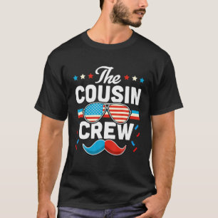 Cousin Crew 4th July Patriotic American Family T-Shirt