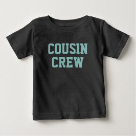 Cousin Crew | Aquamarin passende Kinder Baby T-shirt