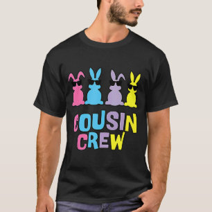 Cousin Crew Bunnies Osterpassende kolorierte Rabbi T-Shirt