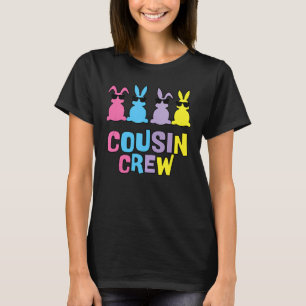Cousin Crew Bunnies Osterpassende kolorierte Rabbi T-Shirt